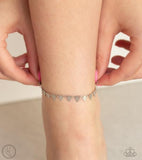Paparazzi Sand Shark - Silver Anklet