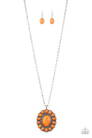 Paparazzi Rancho Roamer - Orange Necklace