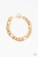 Paparazzi Home Team - Gold Men's Bracelet
