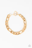 Paparazzi Home Team - Gold Men's Bracelet