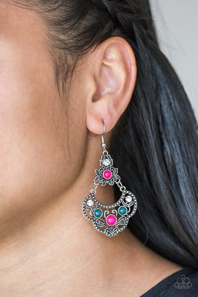 Paparazzi Garden State Glow - Multi Earrings