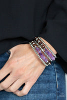 Paparazzi Soul Searchin - Purple Bracelet