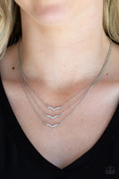 Paparazzi Pretty Petite - White Necklace