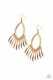 Paparazzi My FLAIR Lady - Gold Earrings