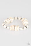 Paparazzi Sagebrush Serenade - White Bracelet
