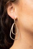 Paparazzi Droppin Drama - Gold Earrings