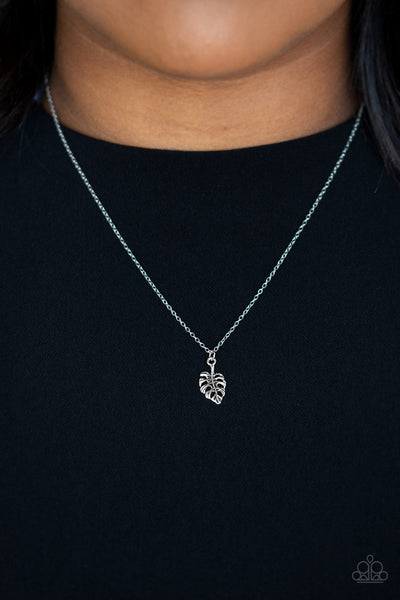 Paparazzi Palm Tree Retreat - Silver Necklace