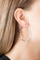 Paparazzi Metro Metric - Silver Earrings