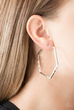 Paparazzi Metro Metric - Silver Earrings