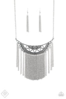 Paparazzi Empress Excursion - Silver Necklace