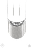 Paparazzi Empress Excursion - Silver Necklace
