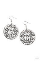 Paparazzi Choose To Sparkle - White Earrings