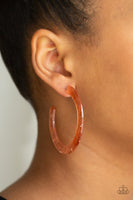 Paparazzi HAUTE Tamale - Copper Hoop Earrings