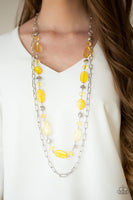 Paparazzi Colorful Couture - Yellow Necklace