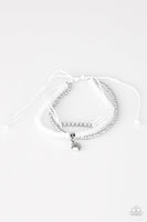 Paparazzi Reckless Romance - White Bracelet