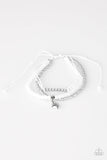 Paparazzi Reckless Romance - White Bracelet