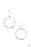 Paparazzi Pearl Palace - White Earrings