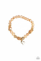 Paparazzi Right On The Romance - Gold Bracelet