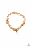 Paparazzi Right On The Romance - Gold Bracelet
