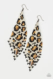 Paparazzi Bodacious Bombshell - White Earrings