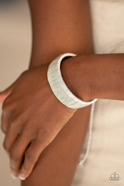 Paparazzi In a Flash - Silver Bracelet