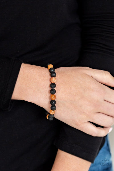 Paparazzi Top Ten Zen - Orange Urban Bracelet