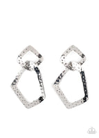 Paparazzi Scrap Yard - Silver Post Earrings