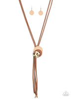 Paparazzi I'm FELINE Good - Brown Necklace