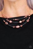 Paparazzi Pacific Pageantry - Copper Necklace