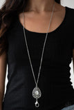 Paparazzi Modern Majesty - White Lanyard Necklace