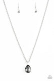 Paparazzi Million Dollar Drop - Silver Necklace