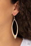 Paparazzi Positively Progressive - Gold Earrings