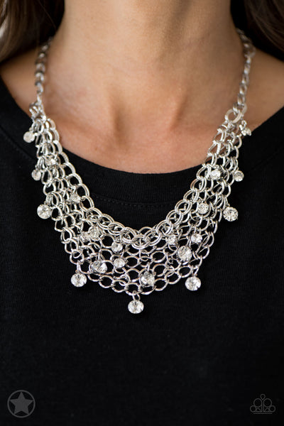 Paparazzi Fishing for Compliments - Silver Necklace