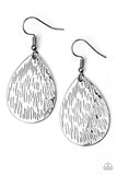 Paparazzi Terra Incognita - Silver Earrings