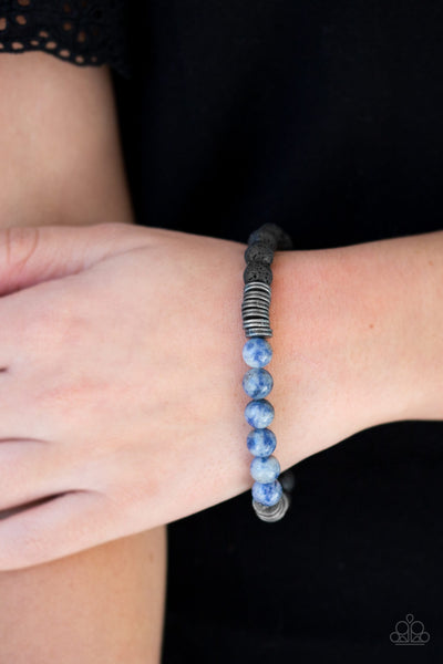 Paparazzi Cool-Headed - Blue Urban Bracelet