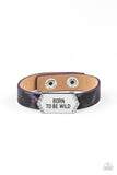 Paparazzi Born To Be Wild - Purple Wrap Bracelet