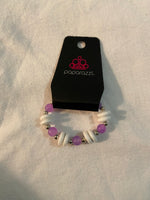 Paparazzi Starlet Shimmer White beaded bracelets