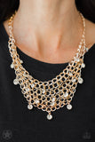 Paparazzi Fishing for Compliments - Gold Necklace
