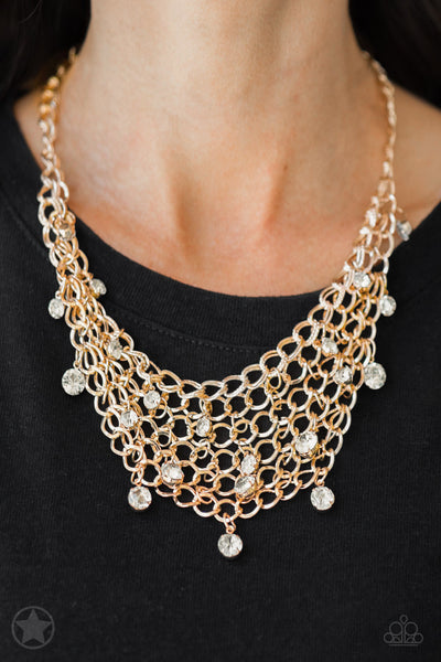 Paparazzi Fishing for Compliments - Gold Necklace