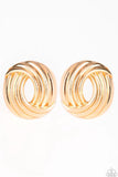 Paparazzi Rare Refinement - Gold Post Earrings