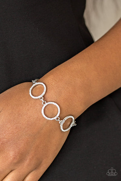 Paparazzi Dress The Part - White Bracelet