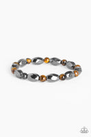 Paparazzi To Each Their Own - Brown Urban Bracelet