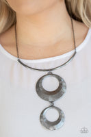 Paparazzi Egyptian Eclipse - Black Necklace