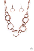 Paparazzi Jump Into The Ring - Copper Necklace