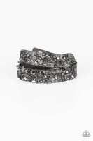 Paparazzi CRUSH Hour - Silver Wrap Bracelet