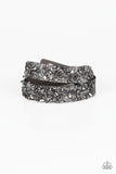 Paparazzi CRUSH Hour - Silver Wrap Bracelet