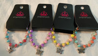 Paparazzi Starlet Shimmer Ombré butterfly charm bracelets