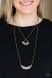 Paparazzi Tribal Trek - Brass Necklace