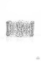 Paparazzi Fancy Fashionista - Silver Bracelet