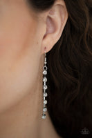 Paparazzi Glitter Bomb - White Necklace